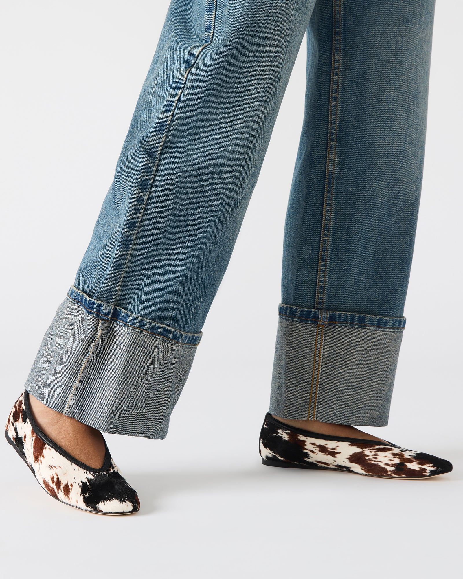 LENI BROWN COW PRINT